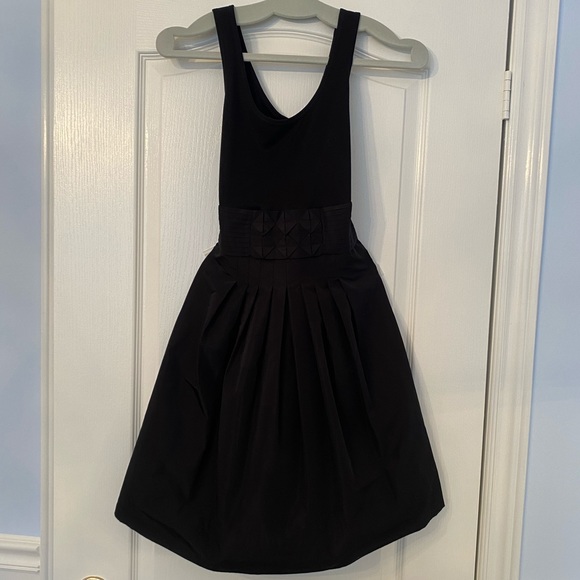 BCBG Black A-line dress with crinoline (Size 6) - Picture 1 of 5